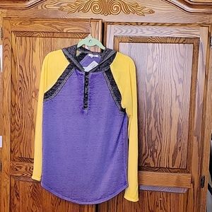 New raglan sleeve hoodie